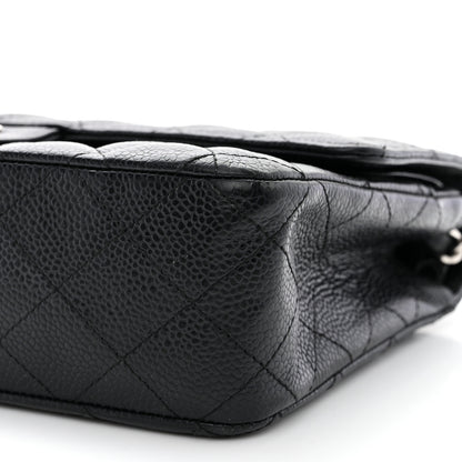 Chanel Caviar Quilted Medium Double Flap Black 10 of 14
