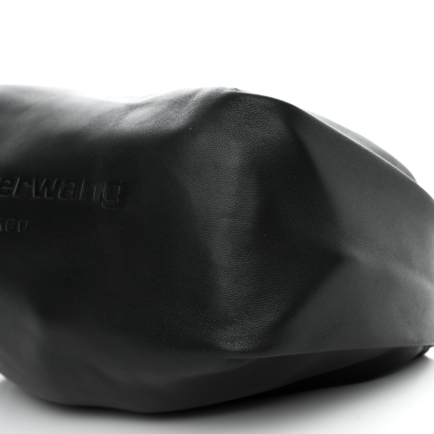 Alexander Wang Lambskin Mini Scrunchie Bag Black 9 of 9