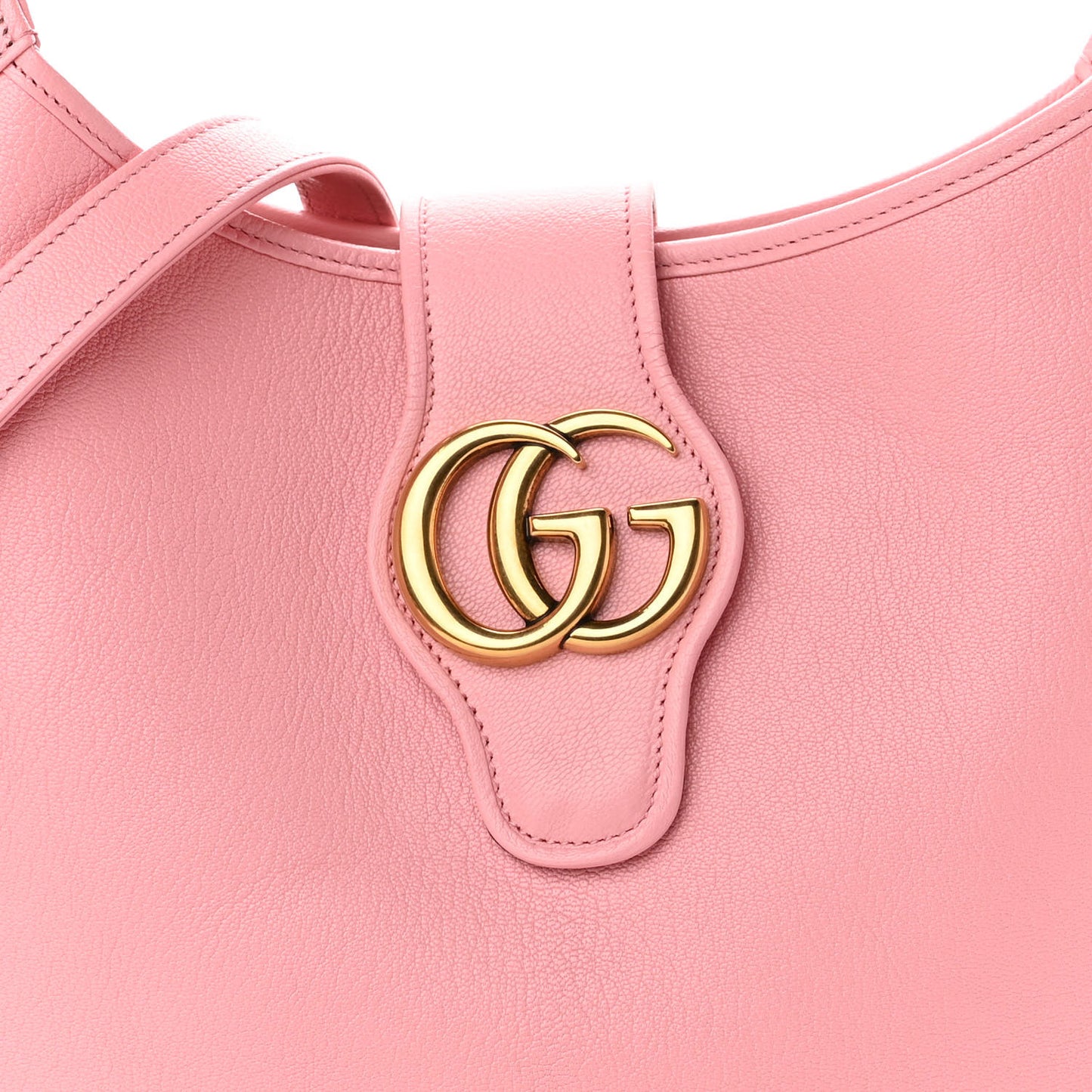 Goatskin Medium Aphrodite Shoulder Bag Wild Rose