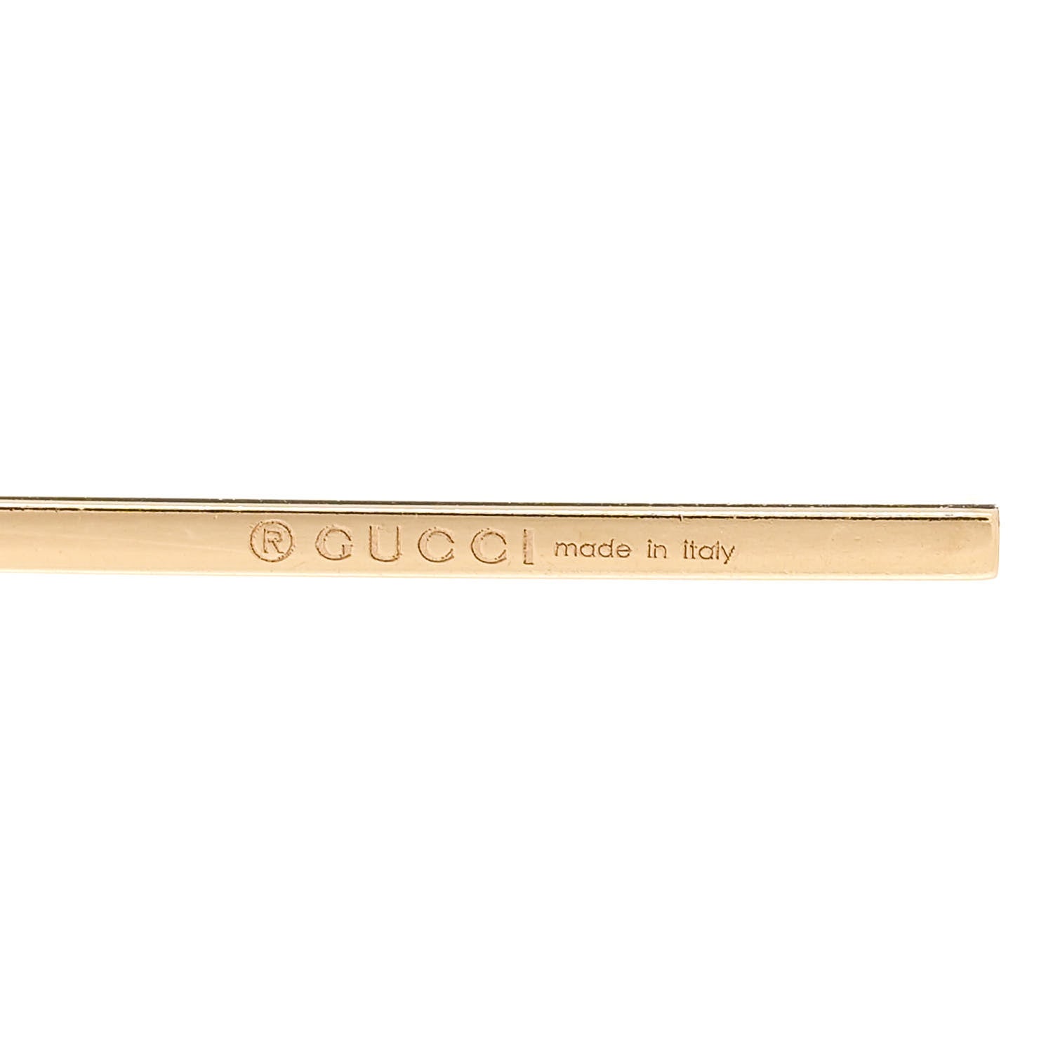 Gucci 18K Yellow Gold Running G Drop Chain Earrings 4 of 5