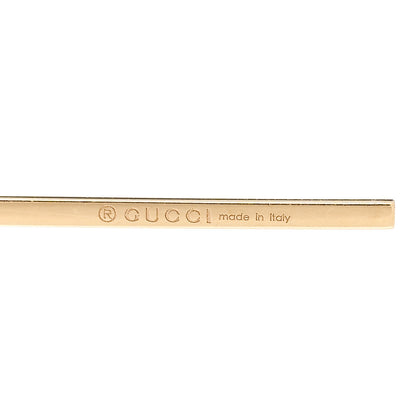 Gucci 18K Yellow Gold Running G Drop Chain Earrings 4 of 5