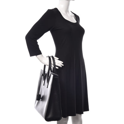 Saint Laurent Grain de Poudre Medium Museum Tote Black 2 of 11