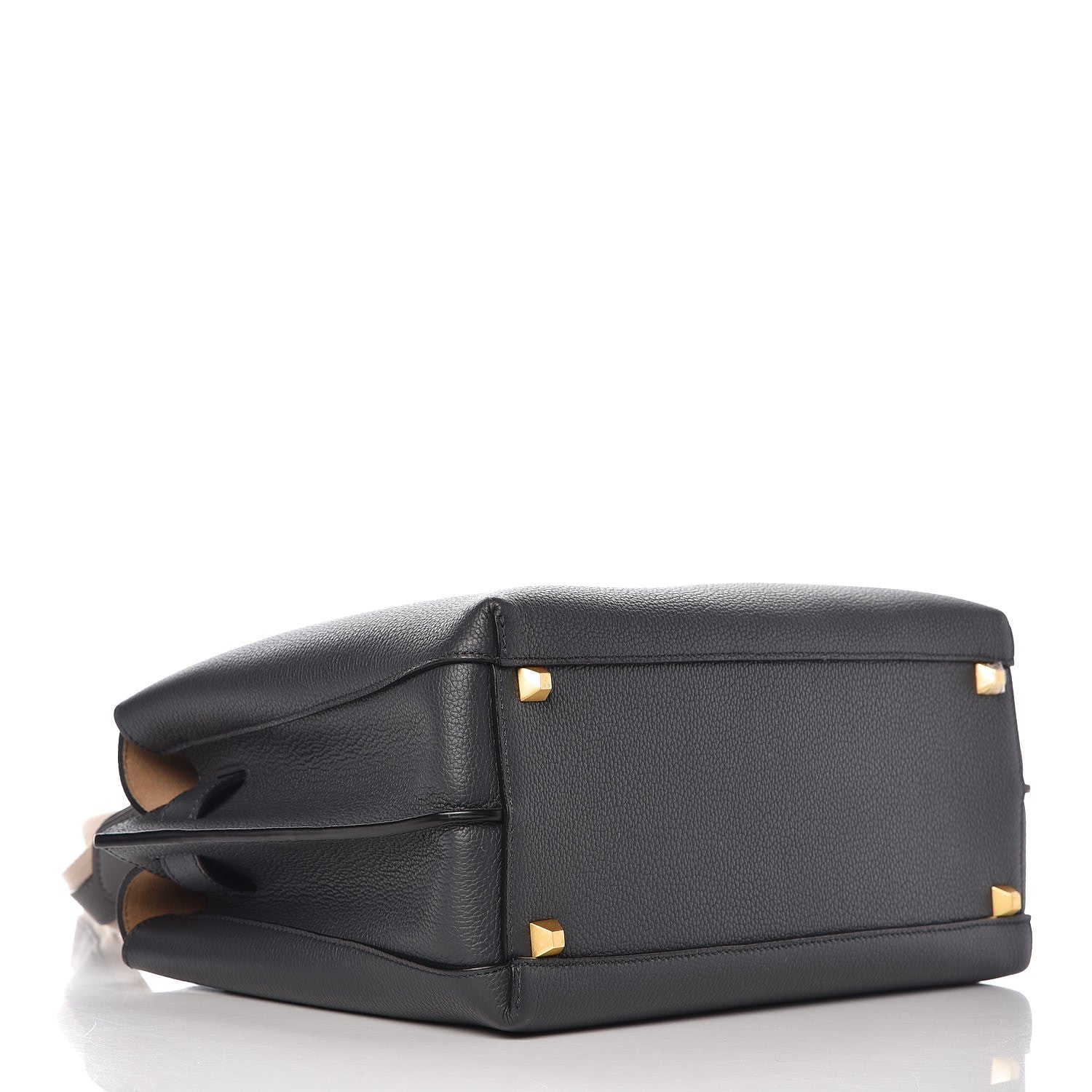 MCM Grained Calfskin Medium Milla Tote Phantom Grey 4 of 22
