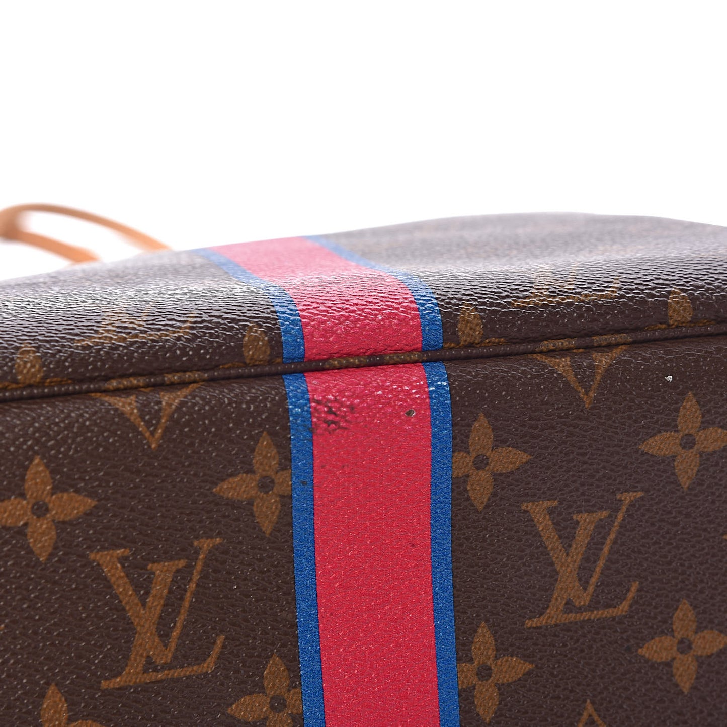 Monogram My LV Heritage Neverfull MM Fuchsia Blue de France