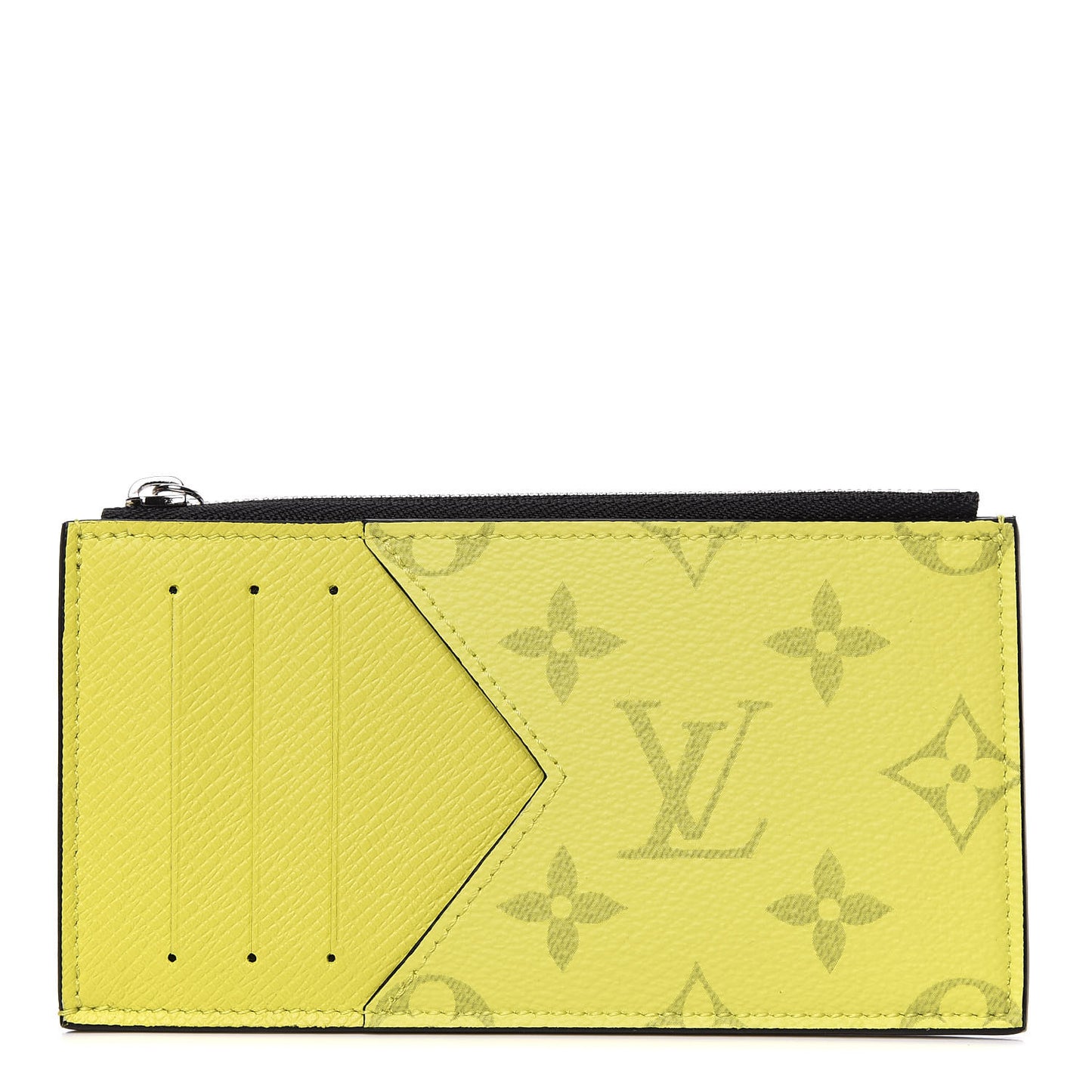 Monogram Taiga Coin Card Holder Yellow