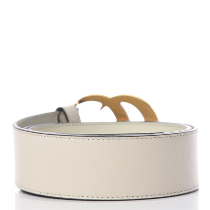 Gucci Calfskin Double G 40mm Belt 80 32 Mystic White 3 of 12