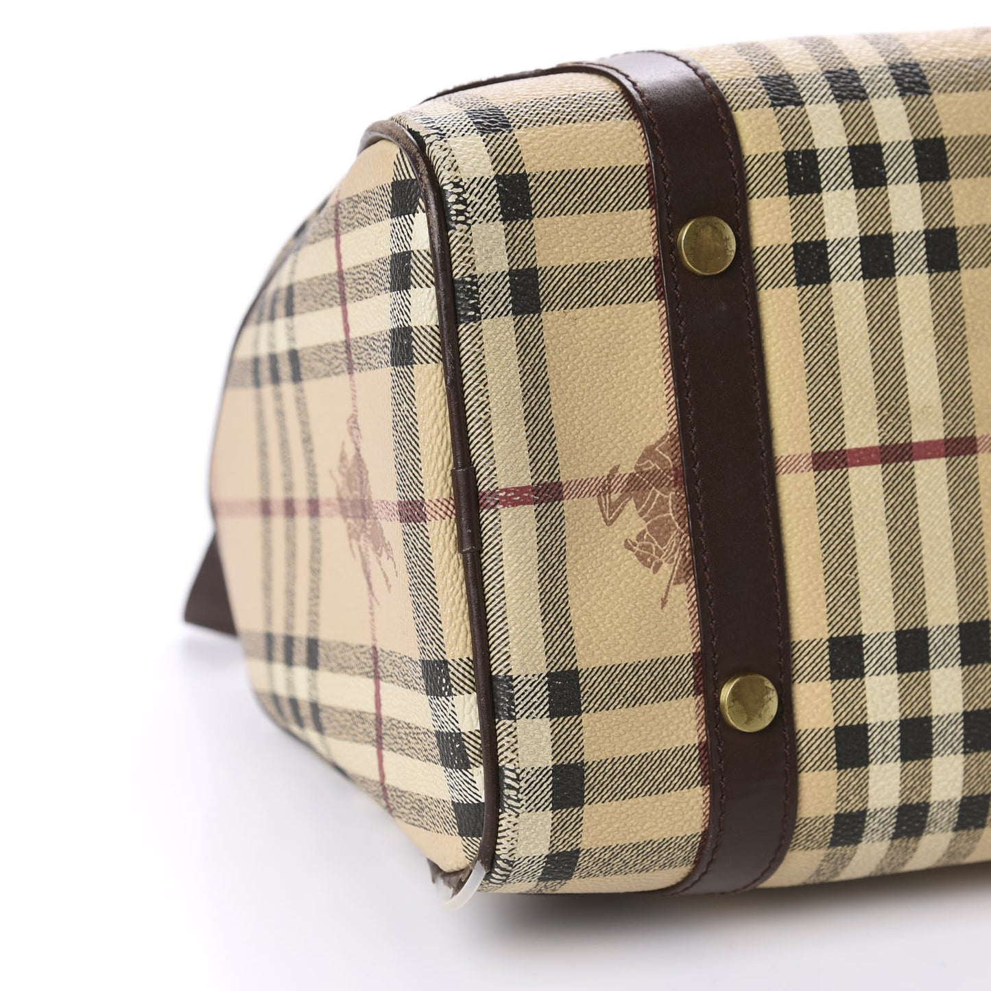 Haymarket Check Studded Bowler Brown