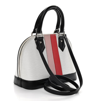 Louis Vuitton Epi Stripe Alma BB Red Pink 3 of 16