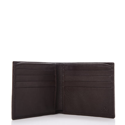 Gucci Guccissima Web Bi-fold Wallet Dark Brown 6 of 7