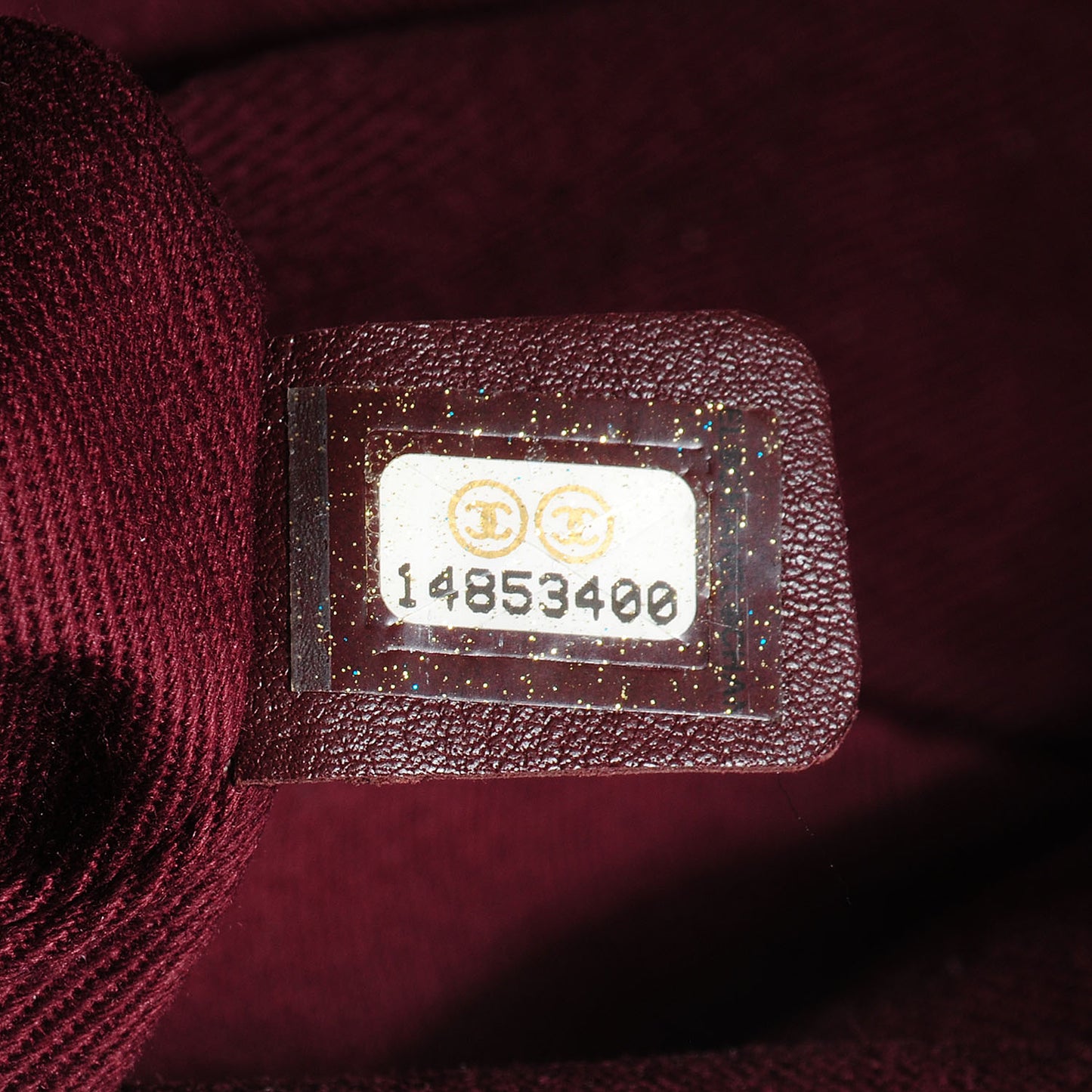 Iridescent Calfskin In The Mix Medium Flap Beige