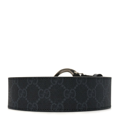Gucci GG Supreme Monogram Blondie 40mm Belt 85 34 Black 2 of 5