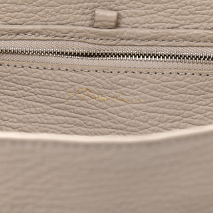 3.1 Phillip Lim Textured Calfskin Medium Pashli Satchel Feather 6 of 19