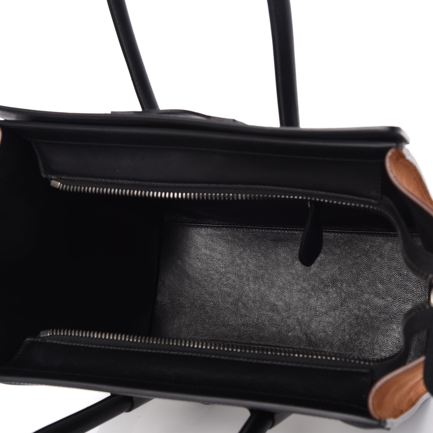 Celine Baby Grained Calfskin Nubuck Tri-Color Micro Luggage Iceberg 5 of 7