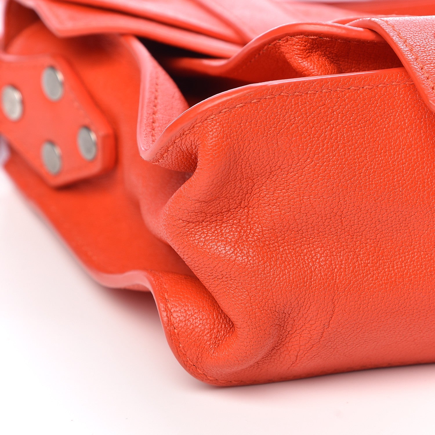 Proenza Schouler Lambskin Tiny PS1 Satchel Orange Pepper 9 of 13