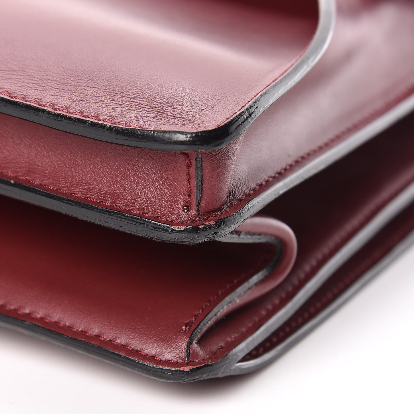 Calfskin Medium Hava Top Handle Bag Midnight Plum
