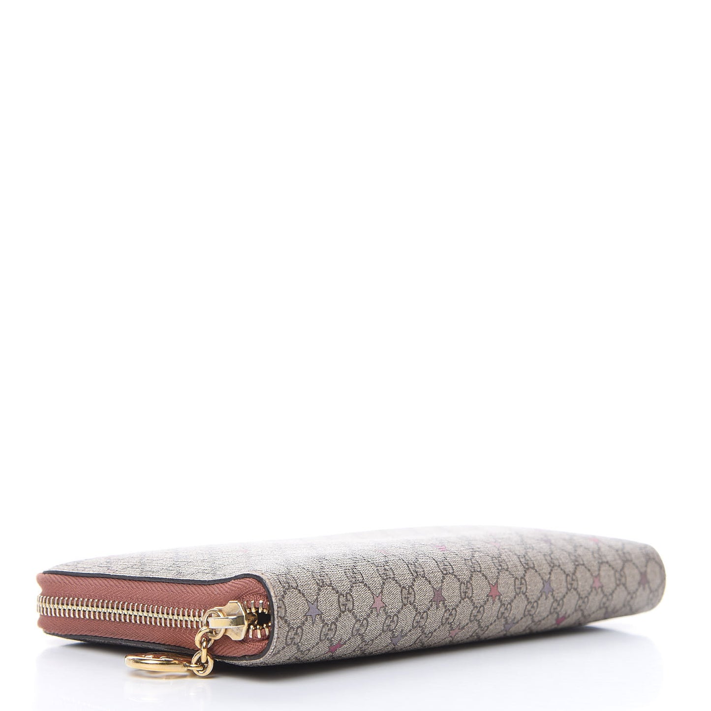GG Supreme Monogram Stars Zip Around Wallet