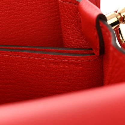 Hermes Evercolor Mini Sac Roulis Rouge De Coeur 7 of 15
