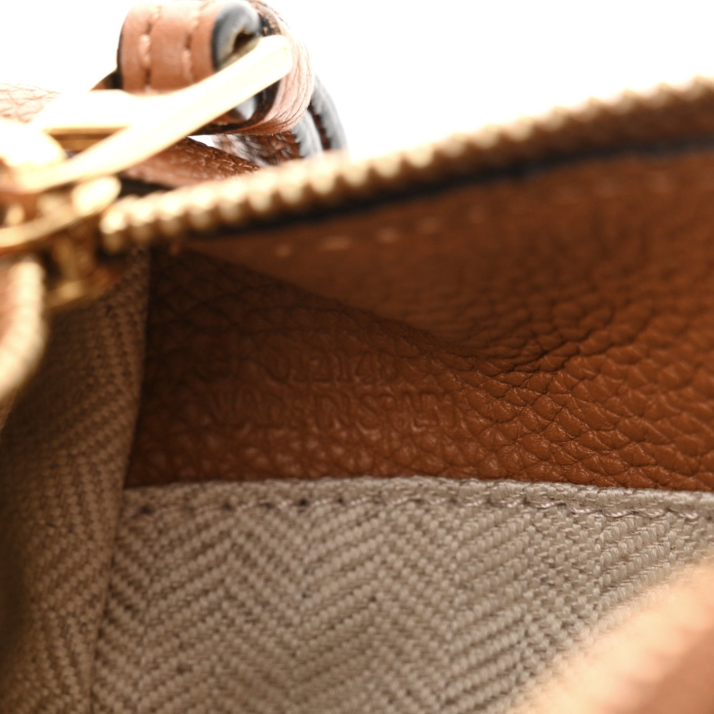 Calfskin Small Puzzle Bag Light Caramel