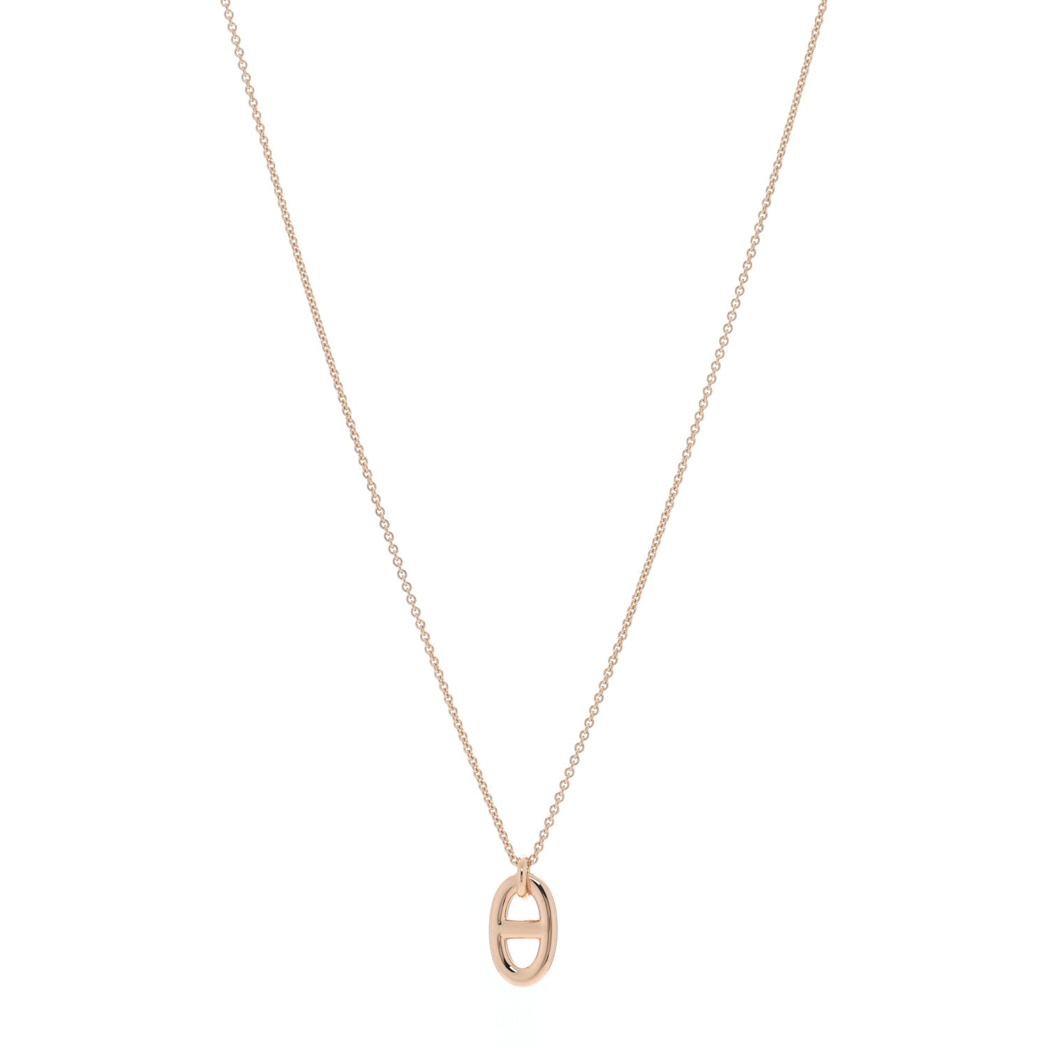 Hermes 18K Rose Gold PM Farandole Pendant Necklace 1 of 5
