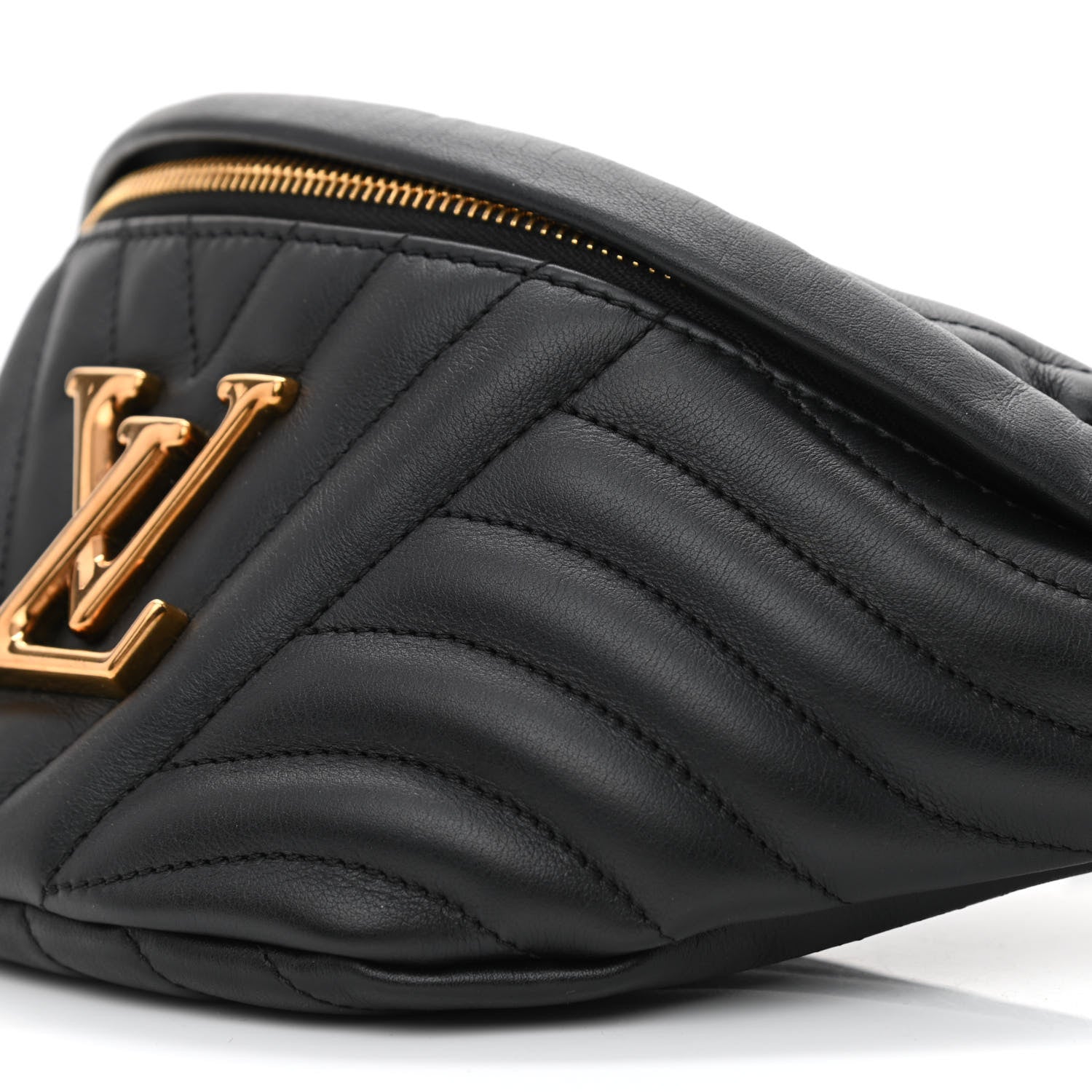 Louis Vuitton Calfskin Quilted New Wave Bumbag Black 9 of 9