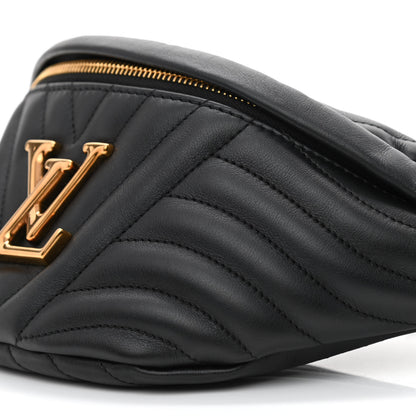 Louis Vuitton Calfskin Quilted New Wave Bumbag Black 9 of 9