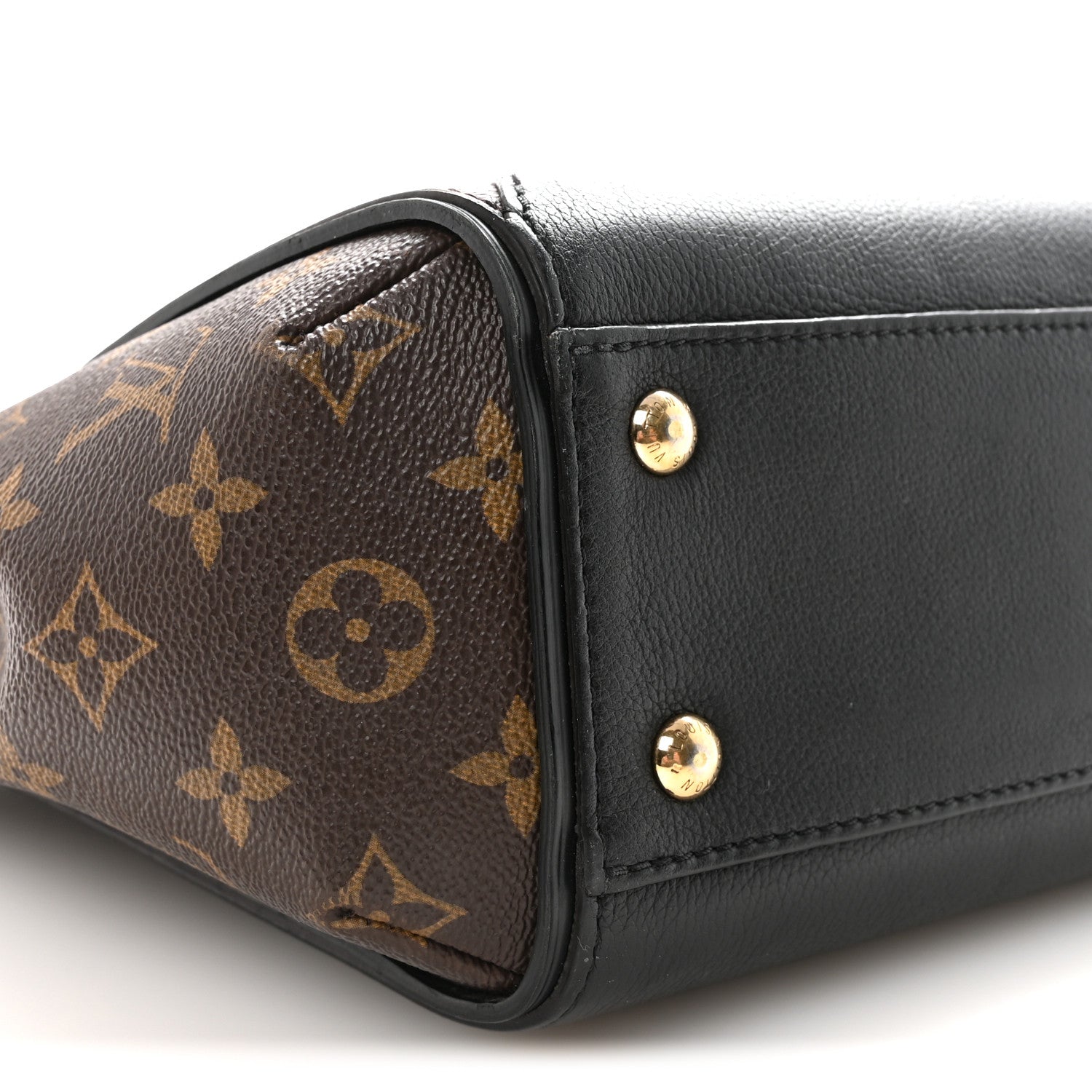 Louis Vuitton Calfskin Monogram Kimono Tote PM Black 8 of 9