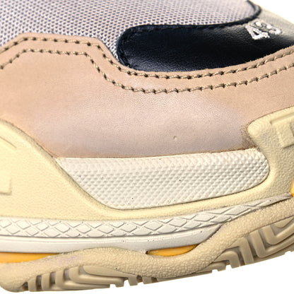 Balenciaga Fabric Mesh Mens Triple S Sneakers 43 Jaune Beige Vert Black Gris 8 of 9