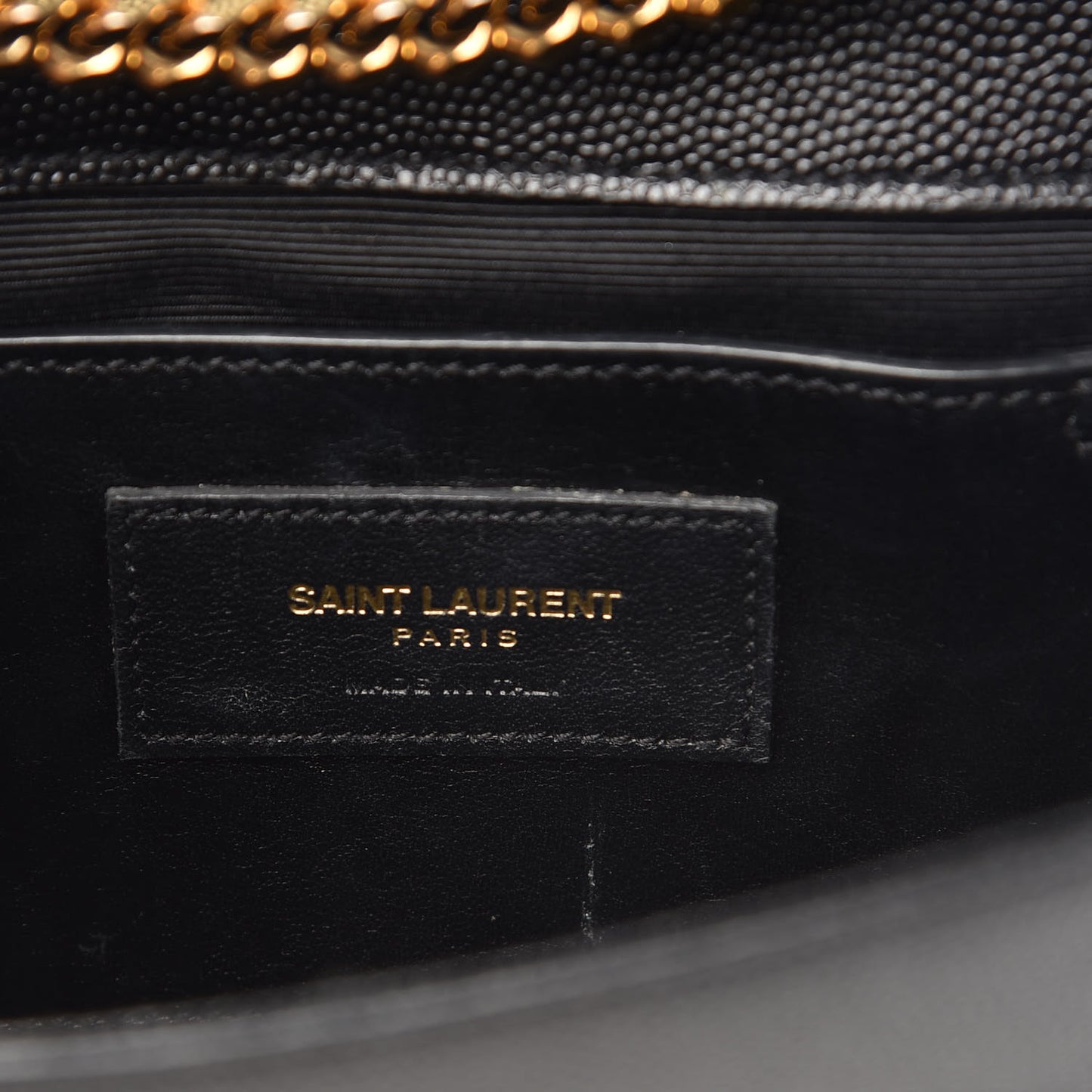 Grain De Poudre Small Monogram Kate Satchel Black