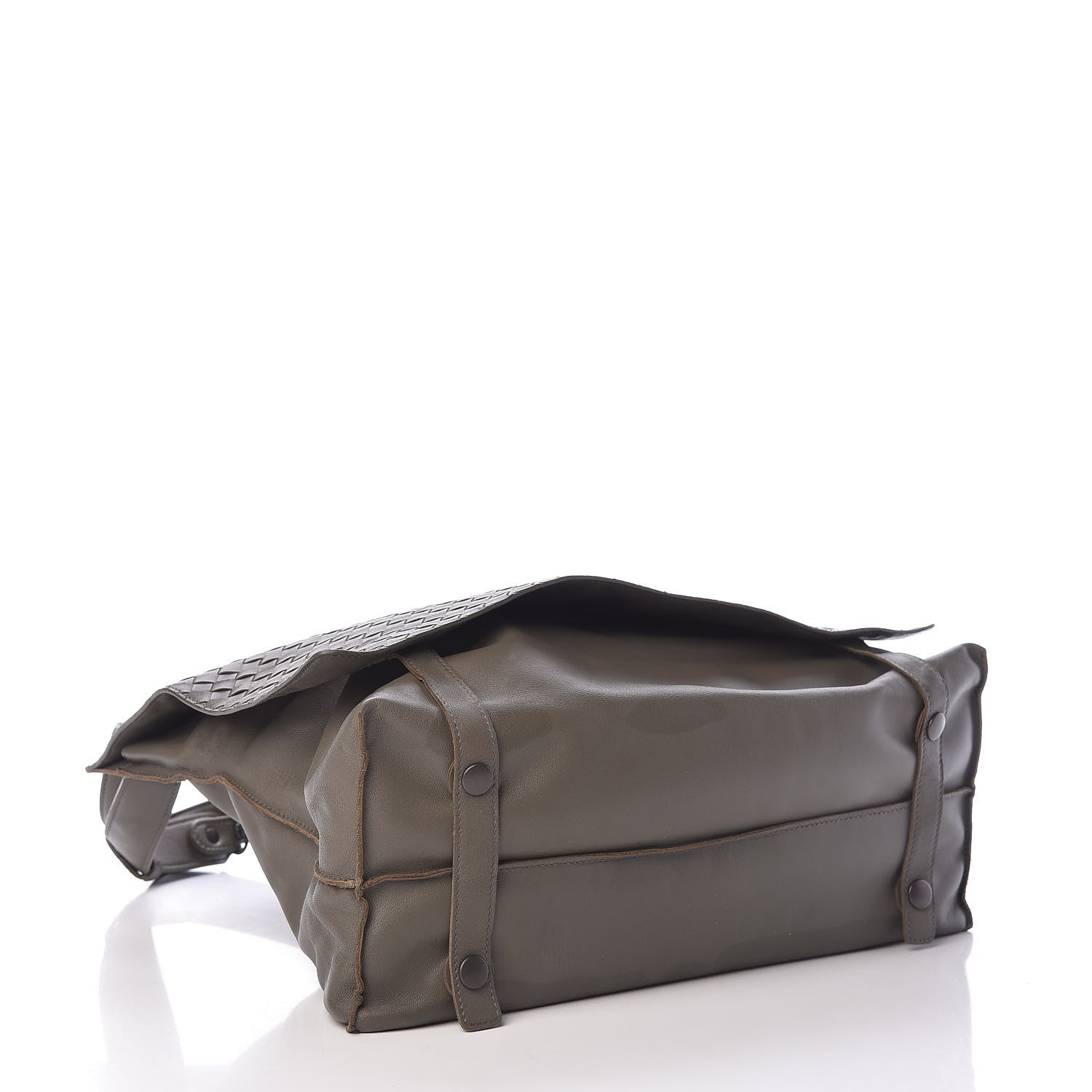 Bottega Veneta Nappa Intrecciato Messenger Bag Shadow 4 of 16