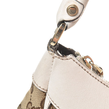 Gucci Monogram Large D Gold Hobo Off White 19 of 20