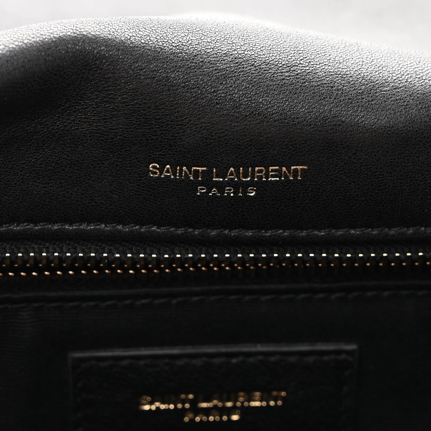 Lambskin Matelasse Monogram Medium Niki Chain Satchel Black
