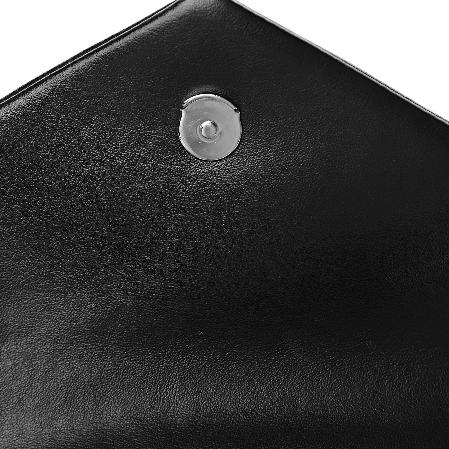 Calfskin Y Quilted Monogram Toy Loulou Crossbody Bag Black