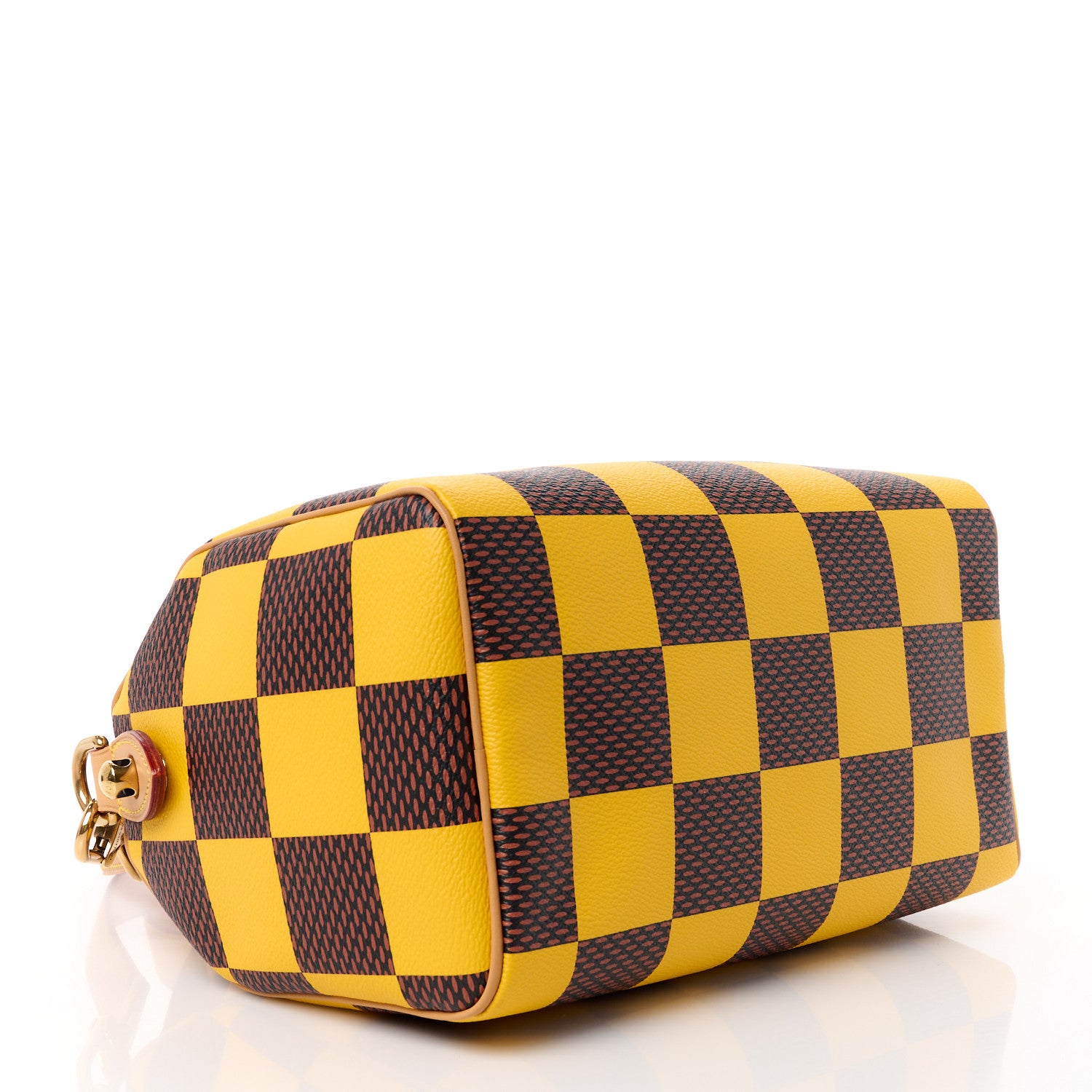 Louis Vuitton Damier Pop Speedy Bandouliere 25 Jaune Mat 4 of 15
