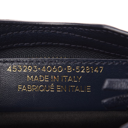 Balenciaga Chevre Gold Metallic Edge Hardware Nano City Bleu Nuit Dark Sea 6 of 8