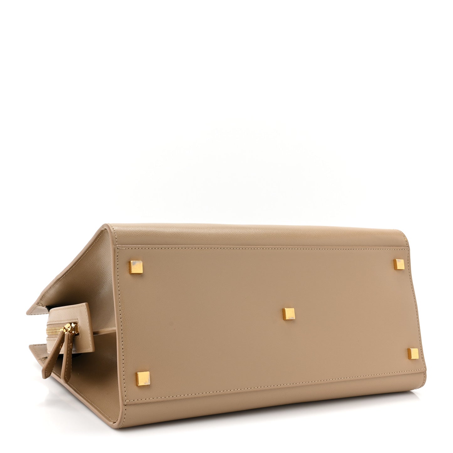 Grain De Poudre Medium Uptown Tote Dark Beige