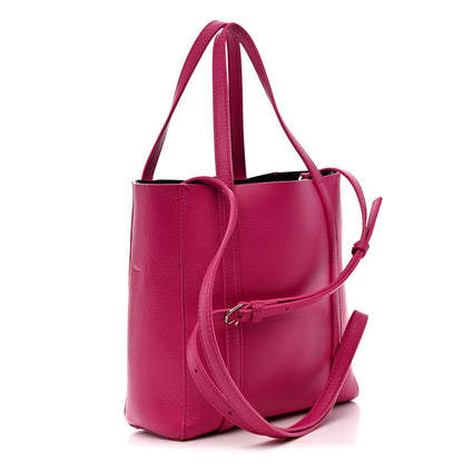 Balenciaga Calfskin XXS Everyday Tote Rose Magenta Black 3 of 14