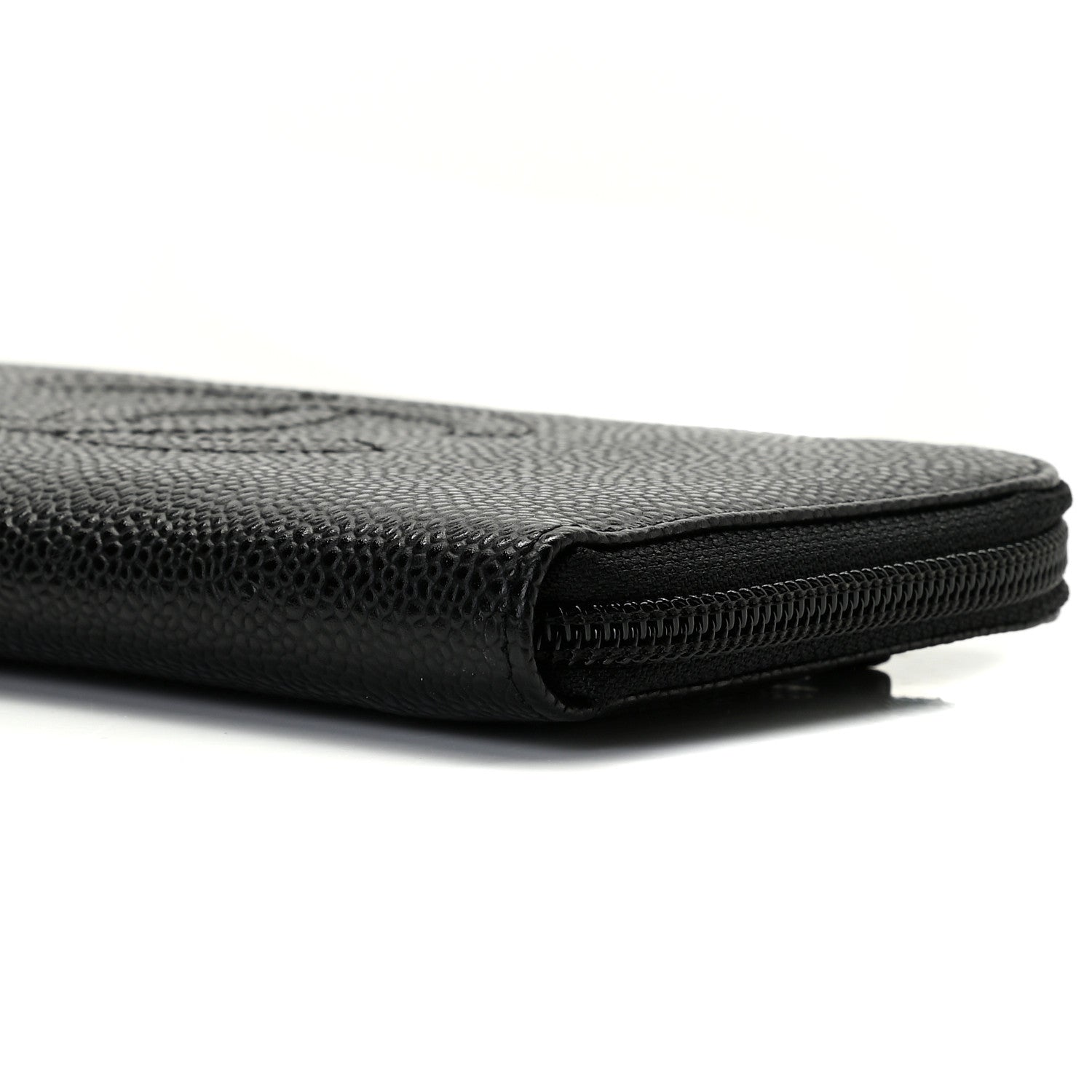 Chanel Caviar Large Timeless CC Zip Around Wallet Black 11 of 13