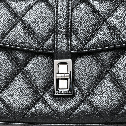 Chanel Caviar Quilted Small Mademoiselle Flap Bag Black 8 of 15