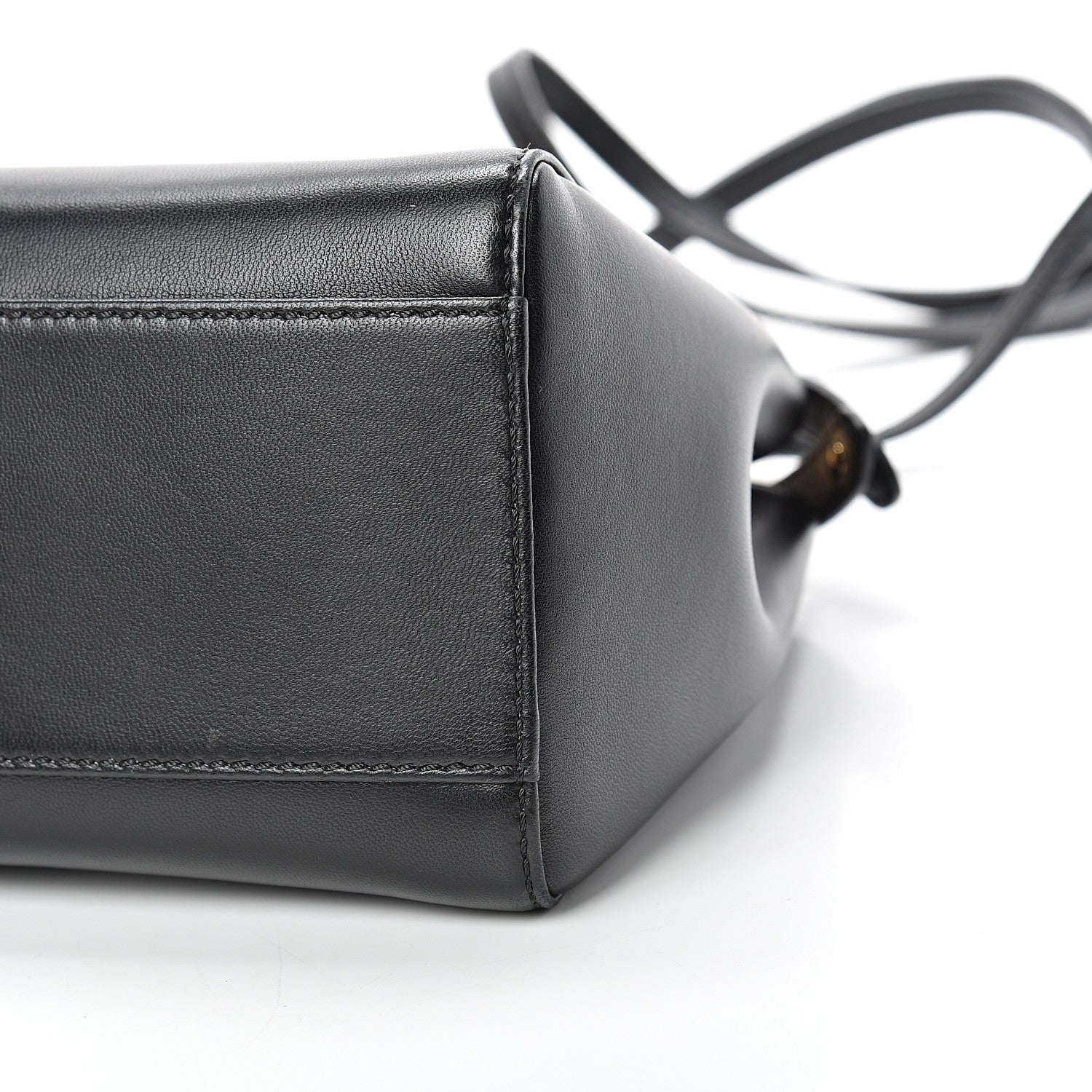 Fendi Nappa Mini Peekaboo Iconic Satchel Black 10 of 12