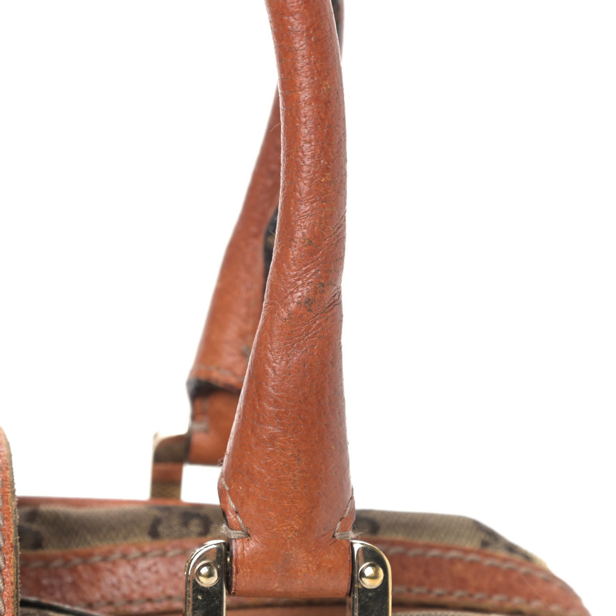 Monogram Glam Boston Tote Orange