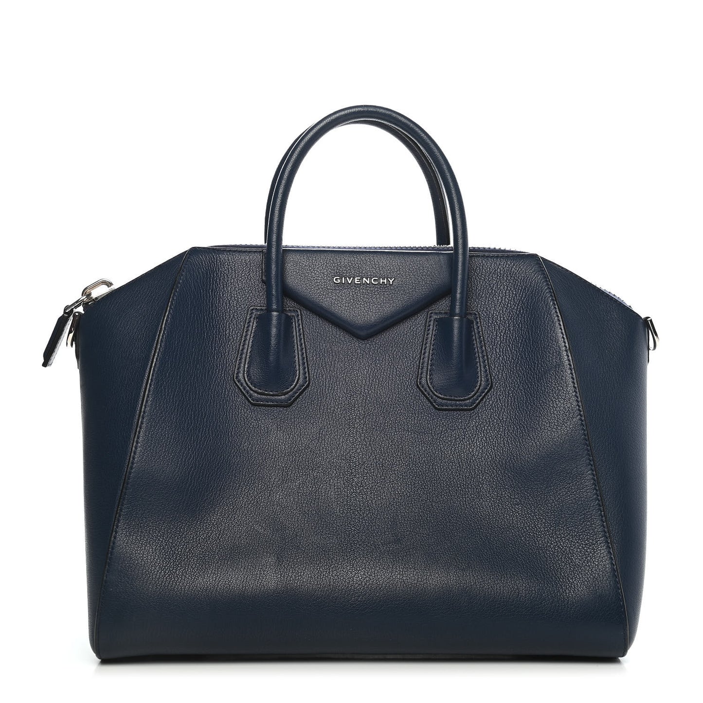 Sugar Goatskin Medium Antigona Navy