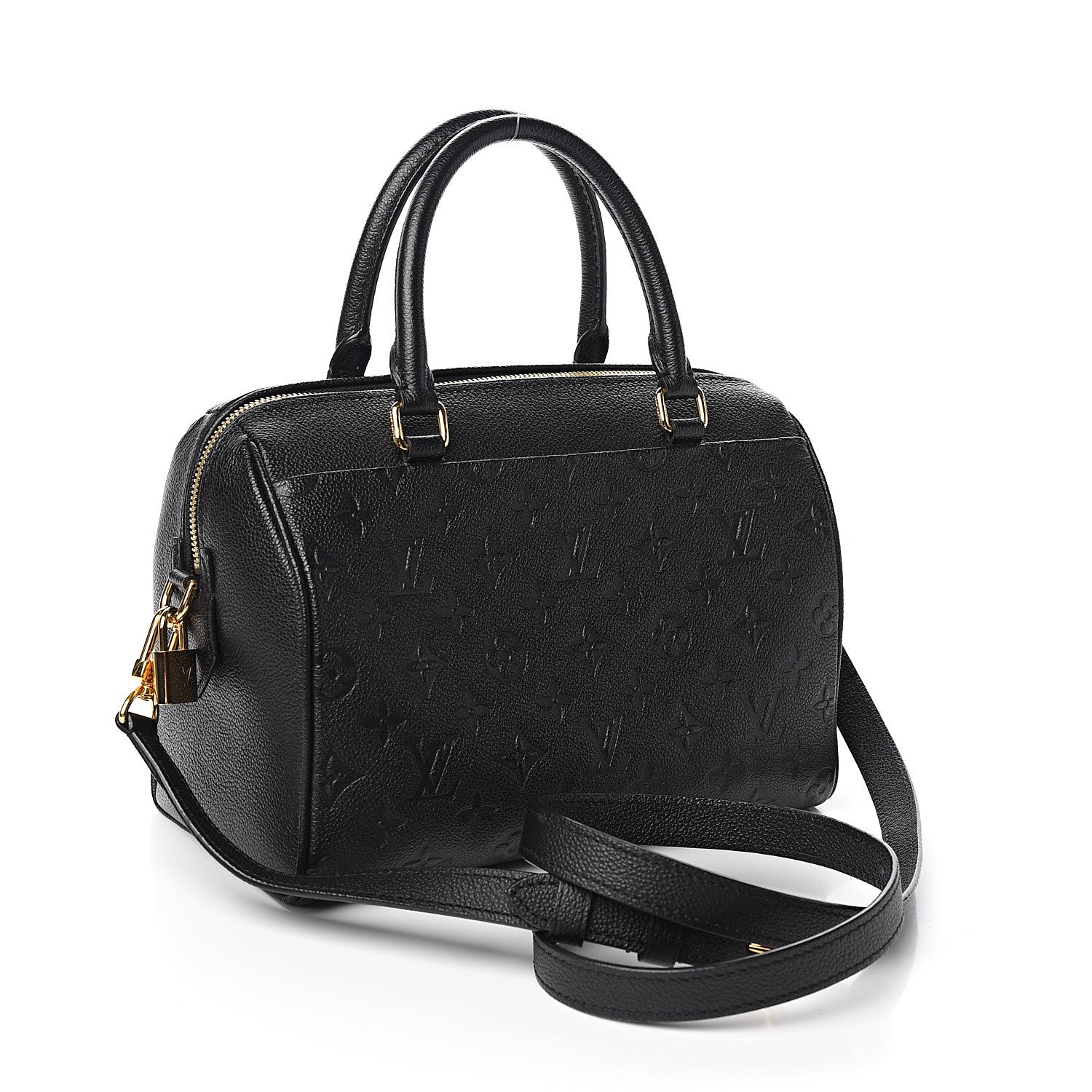 Louis Vuitton Empreinte Speedy Bandouliere 25 NM Black 2 of 9