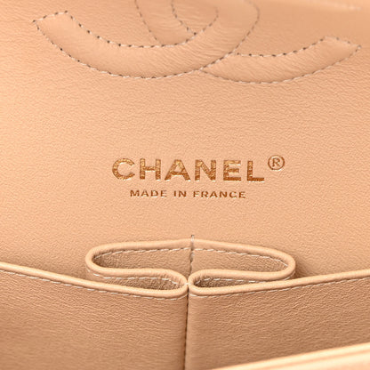 Chanel Caviar Quilted Medium Double Flap Beige 6 of 11