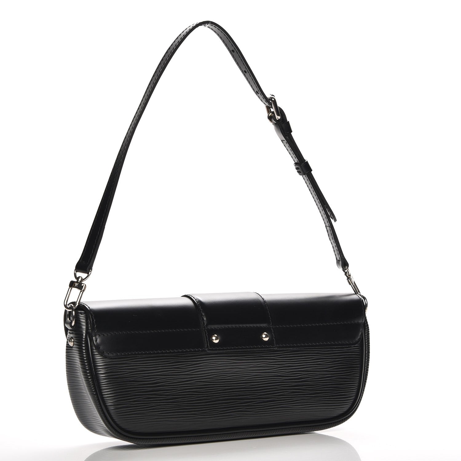 Louis Vuitton Epi Montaigne Pochette Black 3 of 10