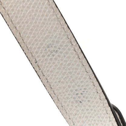 Christian Dior Grained Calfskin Saddle Bag White 15 of 21