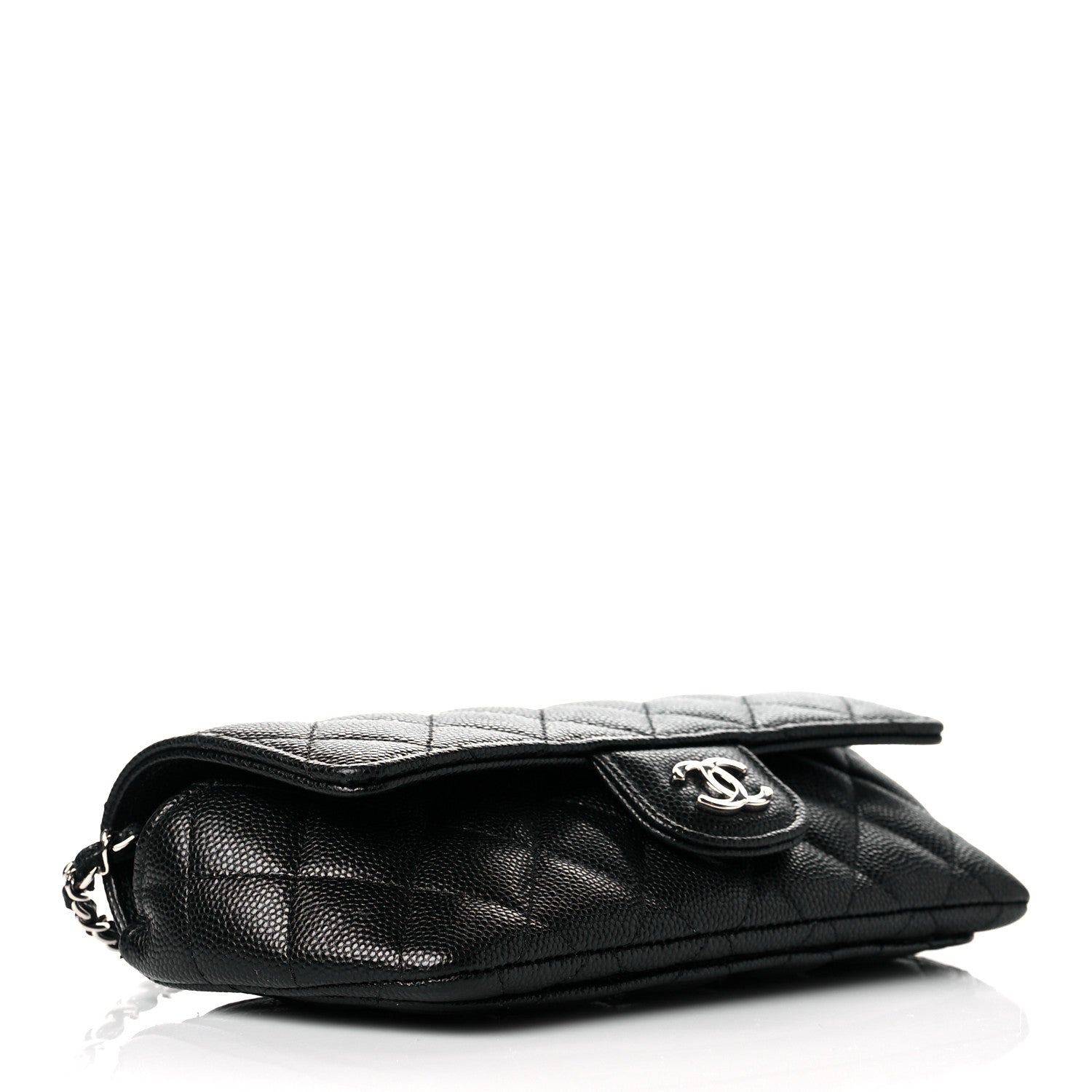Chanel Caviar Quilted Glasses Case With Chain Black 4 of 12