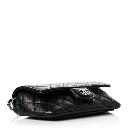 Chanel Caviar Quilted Glasses Case With Chain Black 4 of 12