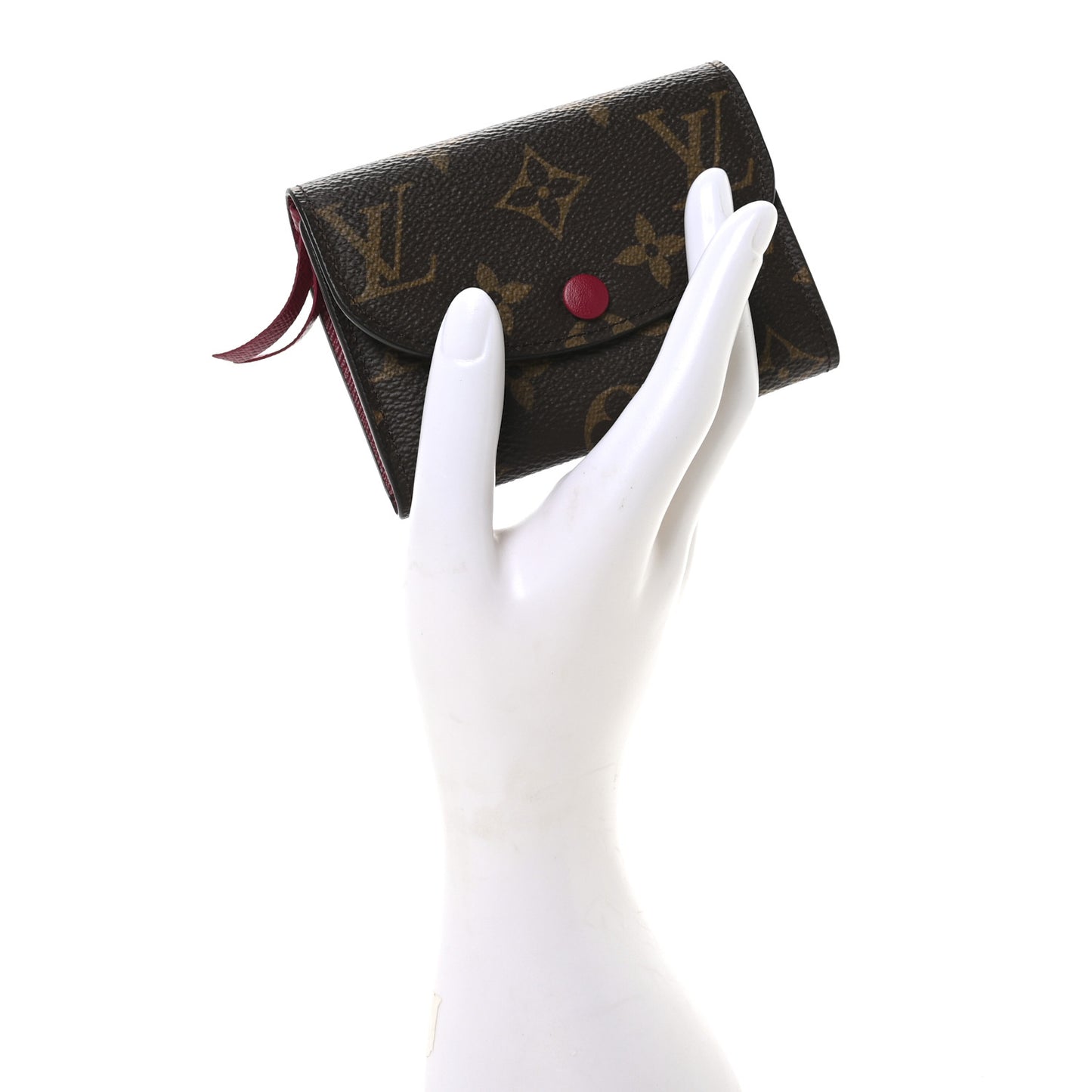 Monogram Rosalie Coin Purse Fuchsia
