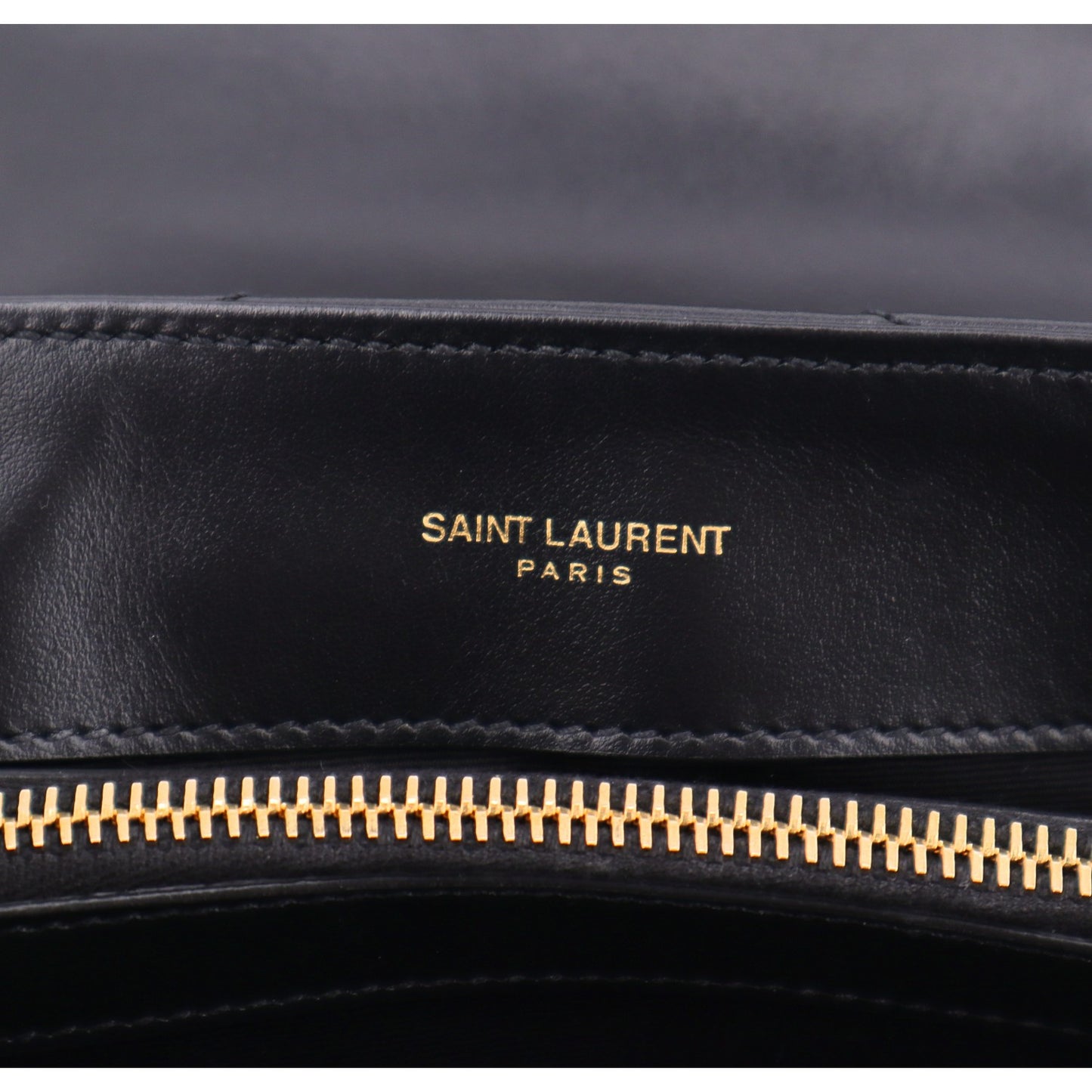 Calfskin Y Quilted Monogram Small Loulou Chain Satchel Black