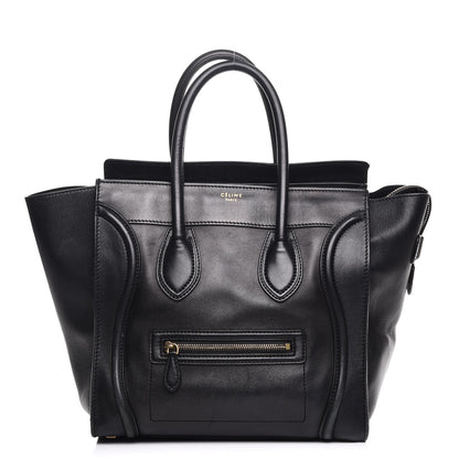 Celine Smooth Calfskin Mini Luggage Black 1 of 19
